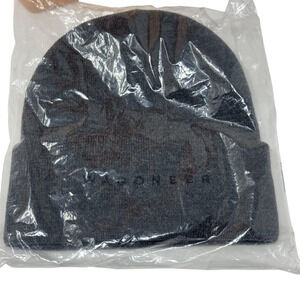 Jeep Wagoneer Gray Knit Adult Embroidered Beanie OS New in Bag Cap Hat Winter